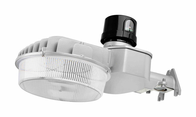 WareLight LED Dusk to Dawn, 65W, 5000K, Silver Gray Housing, 120-277V,