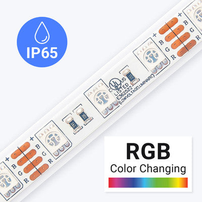 Outdoor (IP65) ColorBright™ RGB 300 Color Changing LED Strip Light