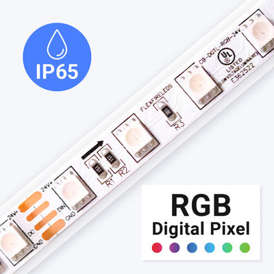 Outdoor (IP65) ColorBright™ RGB Digital Pixel LED Strip Light