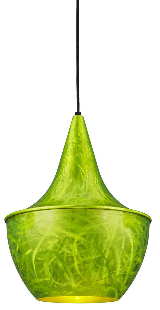 PEL Series 1 Light Pendant, Shocker Green Finish