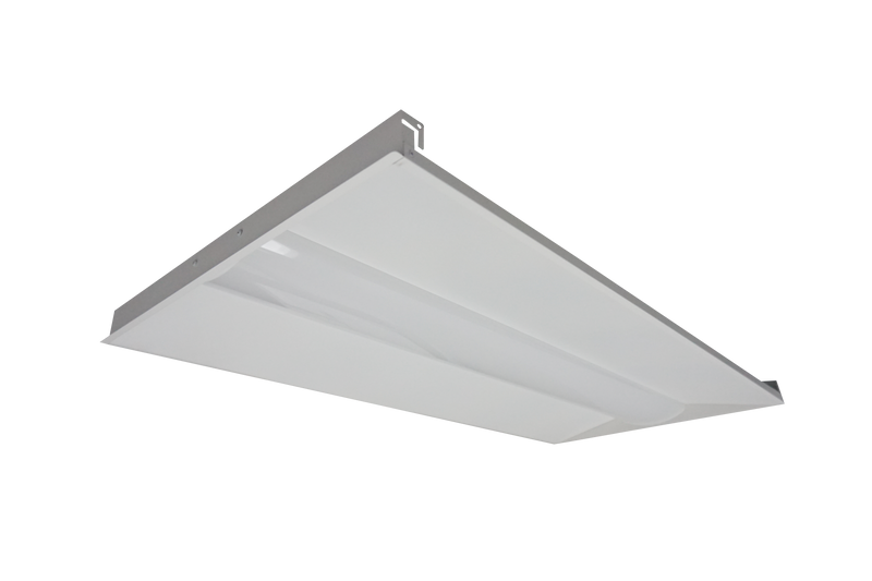 2 x 4 Foot LED Center Basket Troffer, 33W/37W/44W Selectable, 5850 Lumens, CCT Selectable 3500K/4000K/5000K, 120-277V