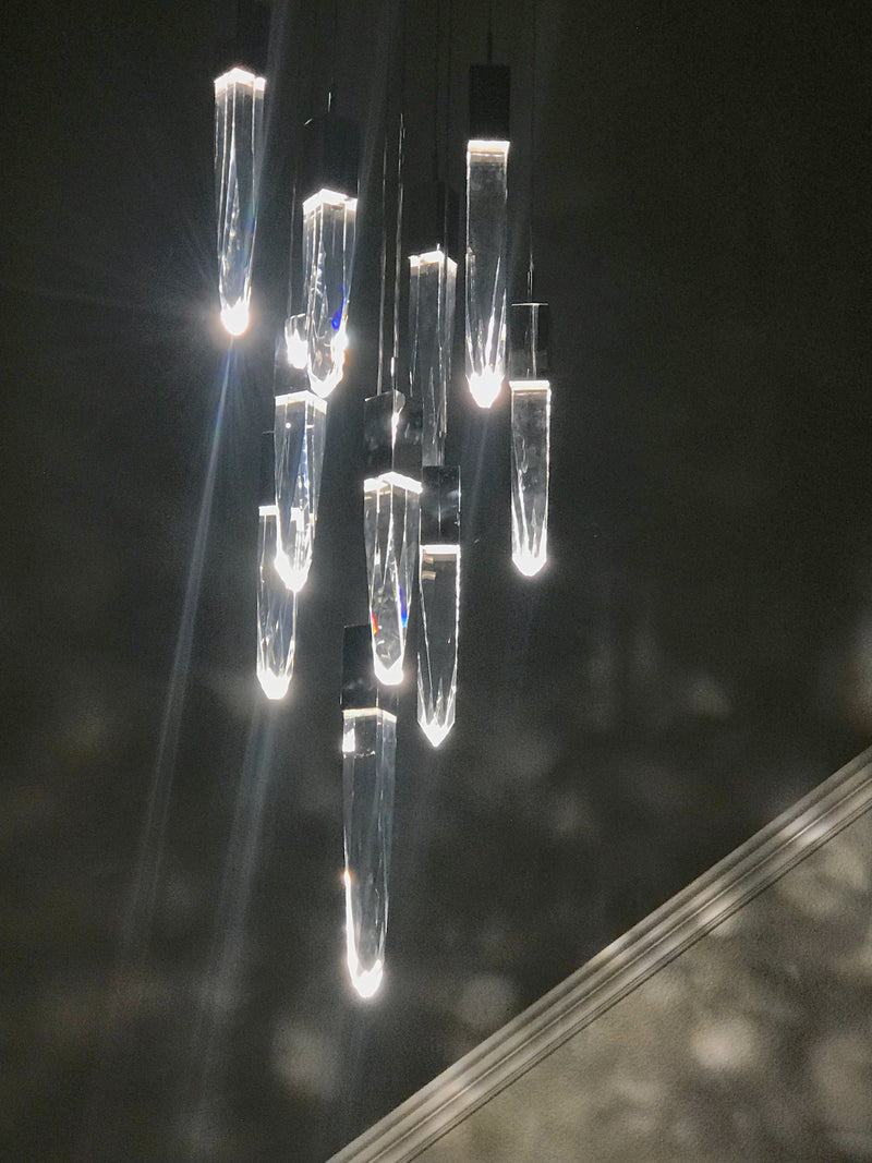 Quartz LED 12-Light Pendant