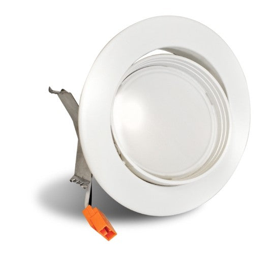 4" LED Retrofit Downlight, Adjustable Baffle Trim, 10 watt, 120V