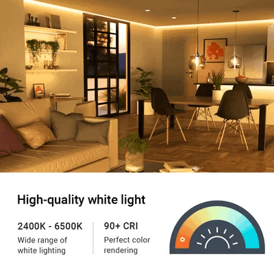 ColorBright™ RGB + Dynamic Tunable White Series LED Strip Light