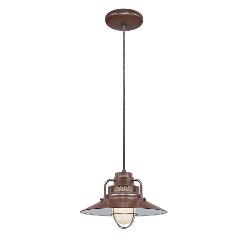 Millennium Lighting 14" RLM/ Cord Hung Railroad Shade - Architectural Bronze