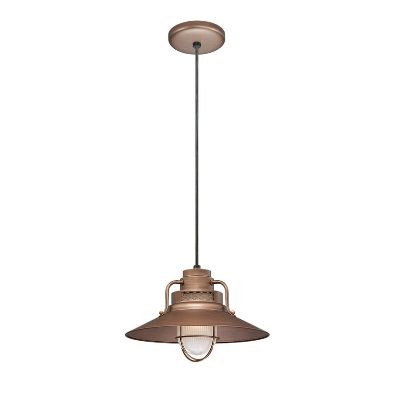 Millennium Lighting 14" RLM/ Cord Hung Railroad Shade - Copper