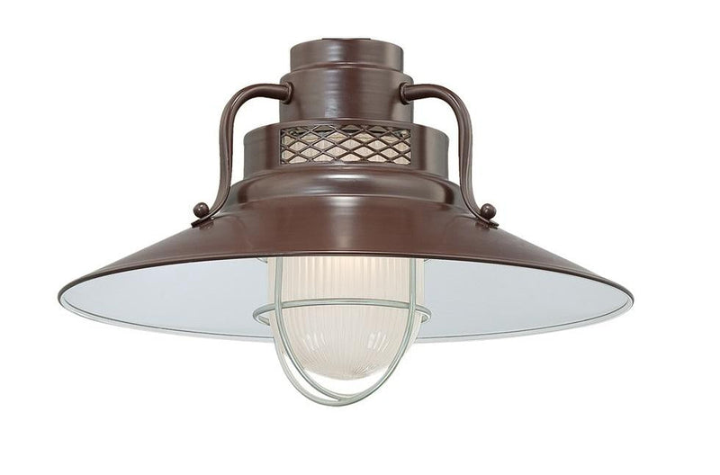 Millennium Lighting 14" RLM/ Gooseneck Mount Railroad Shade (Available in Bronze, Copper, Galvanized and Black Finishes)