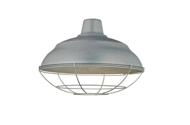 Millennium Lighting 17" RLM Warehouse Shade Goose Neck Mount (Available in Bronze, Galvanized, Black, Red, and Green Finishes)