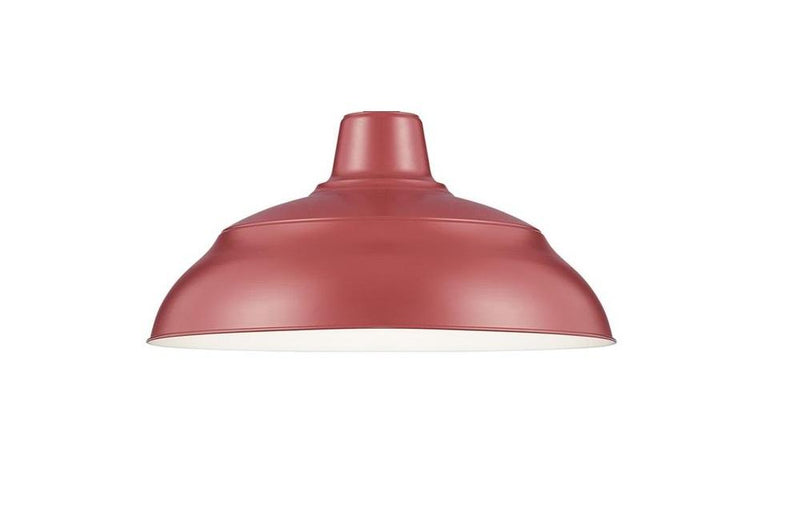 Millennium Lighting 17" RLM Warehouse Shade Goose Neck Mount (Available in Bronze, Galvanized, Black, Red, and Green Finishes)