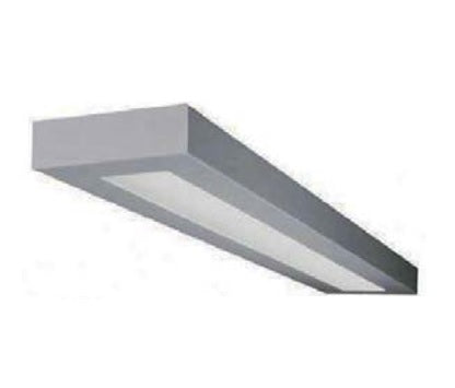 4 Foot LED Direct/Indirect Low Profile Suspended Rectilinear Fixture (Picture shows metallic silver)