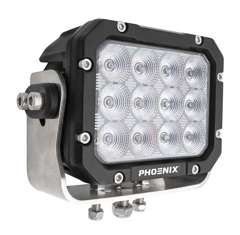 LED High Voltage Floodlight, 7000 Lumens, 64W, 6000 CCT, Spot or Flood Optic