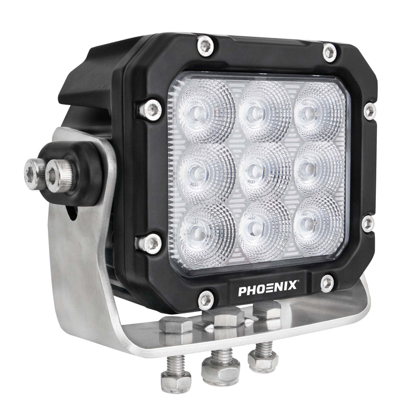 LED Medium Voltage Floodlight, 5000 Lumens, 40W, 6000 CCT, Spot or Flood Optic