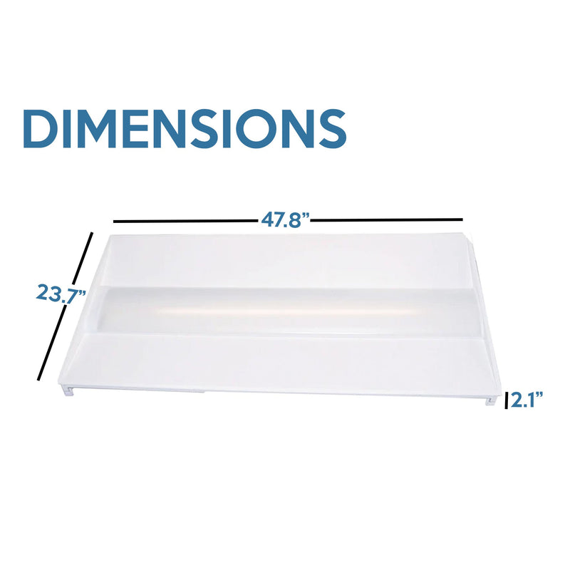 2 x 4 Foot Concord G4 LED Center Basket Troffer, 5600 Lumens, Wattage and CCT Selectable, 0-10 Dim Option, 120-277V