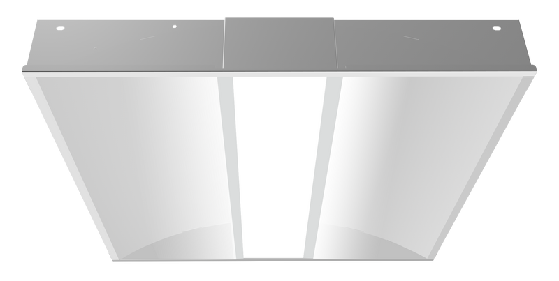 2x2 Premium Indirect LED Troffer, 4400 Lumen Max, Wattage and CCT Selectable, Dimming, 120-277V