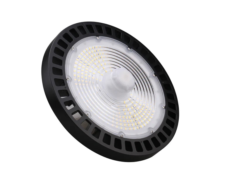 240W LED UFO High Bay Light - 34,800 Lumens, Motion Sensor, Hook Mount, 6kV Surge Protector, UL & DLC 5.1 Certified