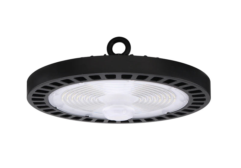 240W LED UFO High Bay Light - 34,800 Lumens, Motion Sensor, Hook Mount, 6kV Surge Protector, UL & DLC 5.1 Certified