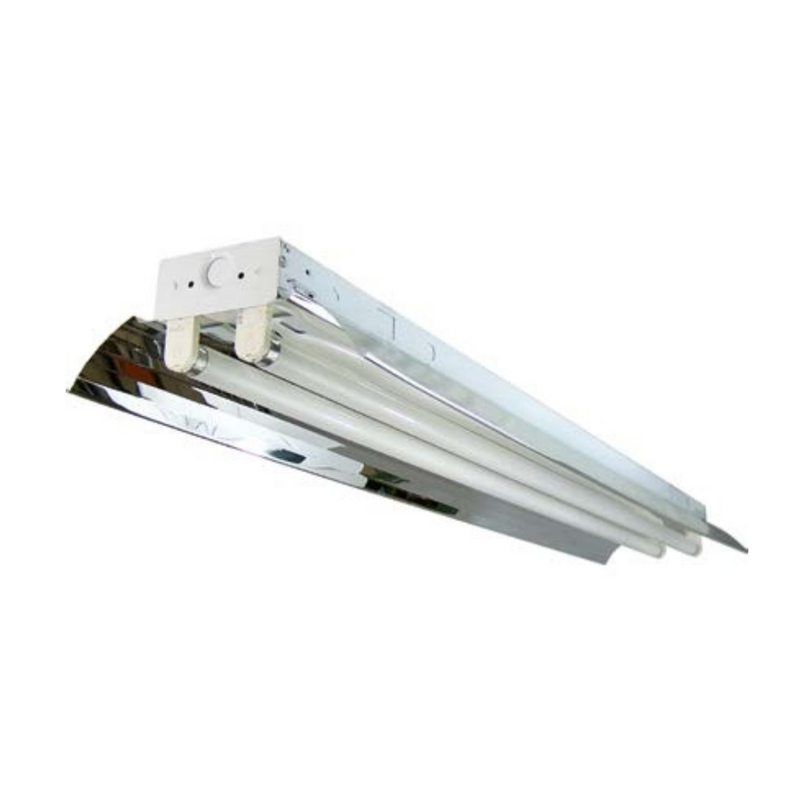 4 Foot 1 Lamp Industrial Strip Light Fixture, 54 Watt T5HO, 120-277 Universal