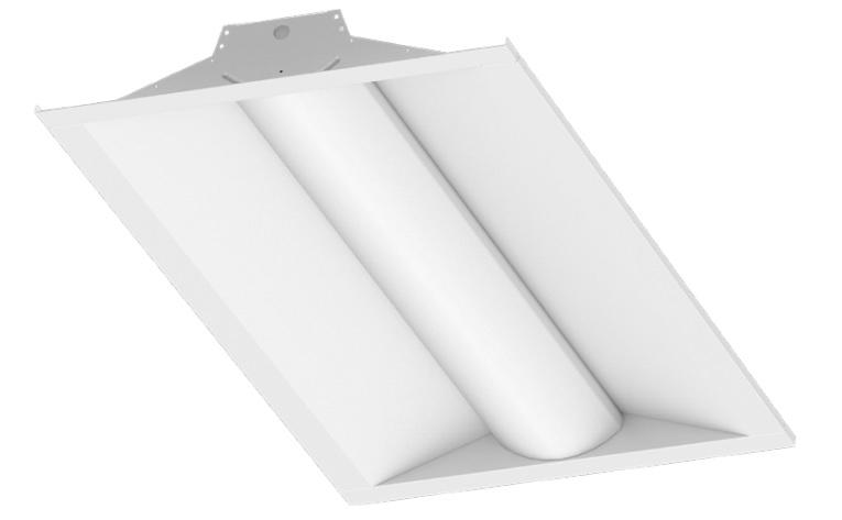 2x4 Foot Volumetric Troffer, 57 Watt, 120-277V, 7135 Lumens, 3000K, 3500K, 4000K or 5000K