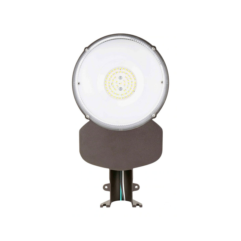 WareLight LED Dusk to Dawn, 65W, 5000K, Dark Bronze Housing, 120-277V, Arm Included