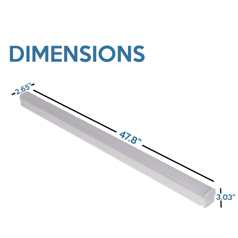 4FT LED Narrow Strip Light, Wattage and CCT Selectable, 120-277V