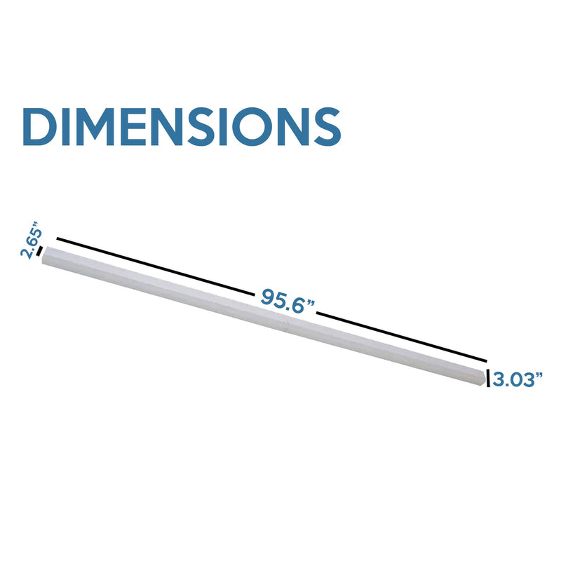 8FT LED Narrow Strip Light, Wattage and CCT Selectable, 120-277V