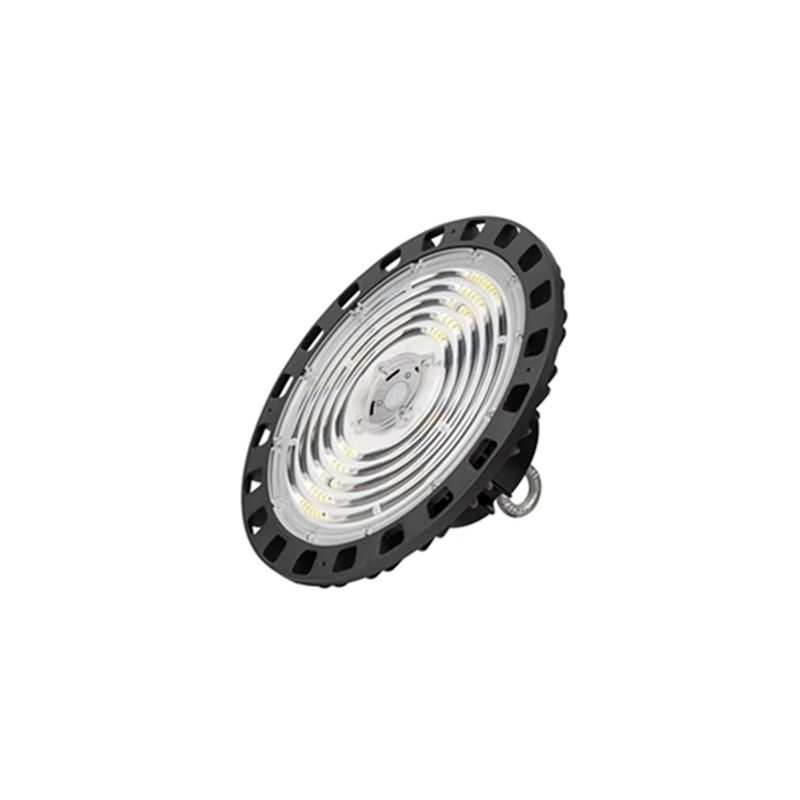 "200W LED UFO High Bay Light | 32,000 Lumens | 120-277V | 4000K/5000K | Black Finish – Energy Efficient & Bright"