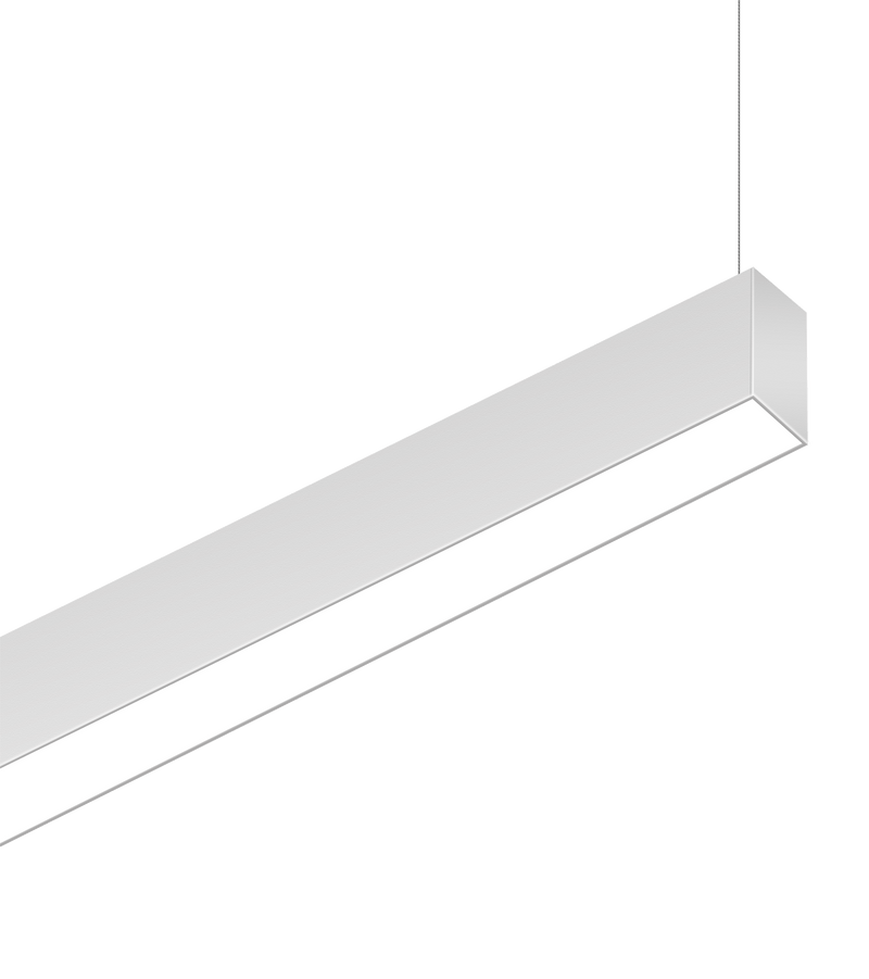 Zeta 1.8" x  2FT LED Linear Fixture, 2000 Lumen Max, Wattage and CCT Selectable, Diffuser, 120-277V