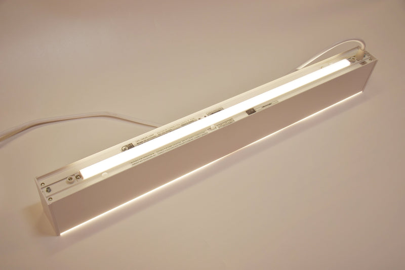 Zeta 1.8" x  2FT LED Linear Fixture, 2000 Lumen Max, Wattage and CCT Selectable, Diffuser, 120-277V