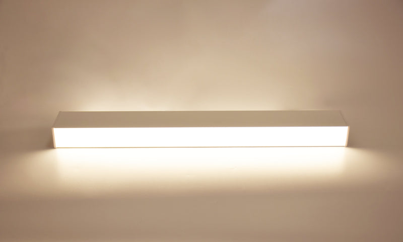 Zeta 1.8" x  4FT LED Linear Fixture, 4000 Lumen Max, Wattage and CCT Selectable, Diffuser, 120-277V