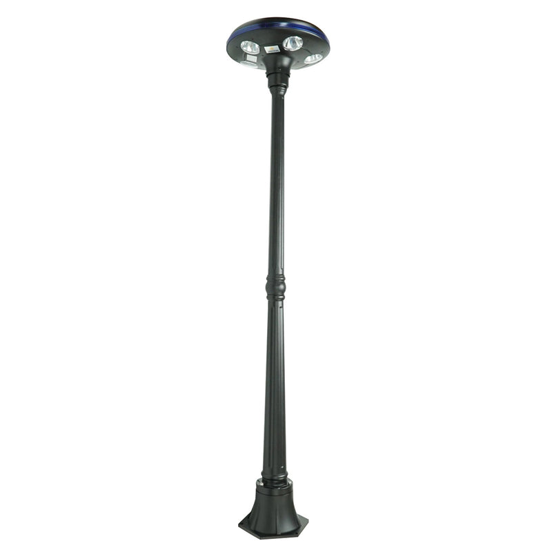 LED Solar Garden Light  - 150 Lumens - LED Solar Courtyard Bollard Lights - 6000K