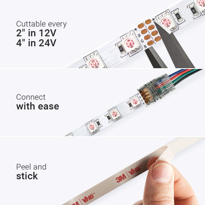 ColorBright™ RGB 300 Color Changing LED Strip Light