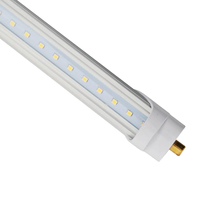 8ft 40W LED Linear Tube - 20 Pack - Fa8 Socket - Bypass - V2 - (ETL)