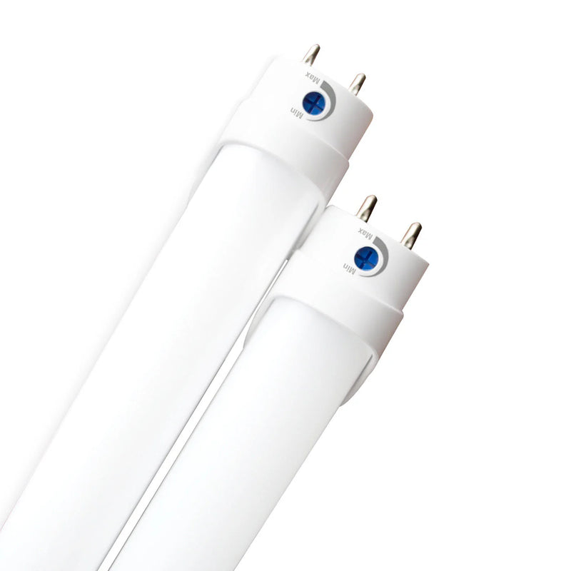 2ft 10W LED Tube - Single / 25 Pack - Type A+B - Aluminum/PC - Safety Fuses - Frosted (ETL/DLC)