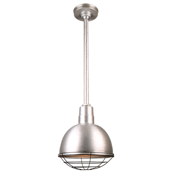 Quick Ship Hi-Lite 12" Deep Bowl Collection Stem Hung Pendant, H-QSN16112 Series Oil Rubbed Bronze Finish