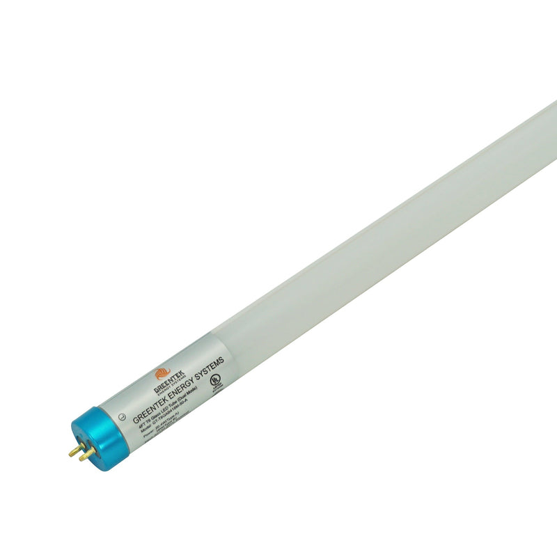 4ft 18W LED Linear Tube - Glass - Ballast Compatible Only - Safety Thermal Fuses - Plug N Play - Will ONLY Work With A Ballast - (UL Type A)