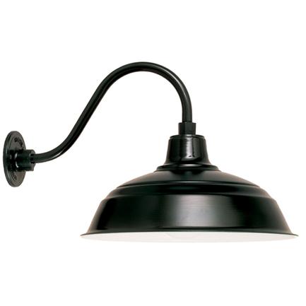 13" Shade Hi-Lite Gooseneck, Warehouse Collection, H-15113 Series (Available in Multiple Color Finishes)