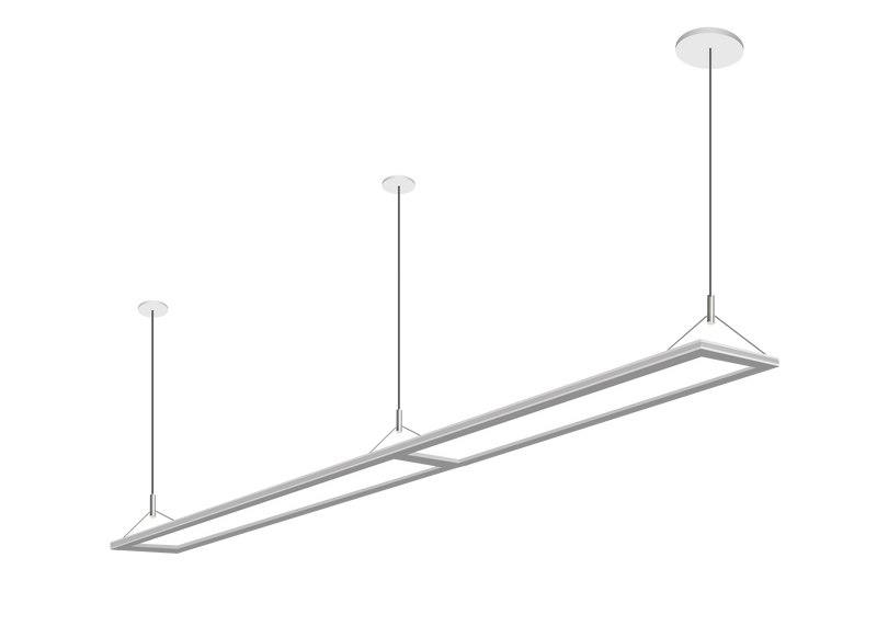 4FT Up and Down Linear Light, 4600 Lumens, 40W, CCT Selectable, 110-277V