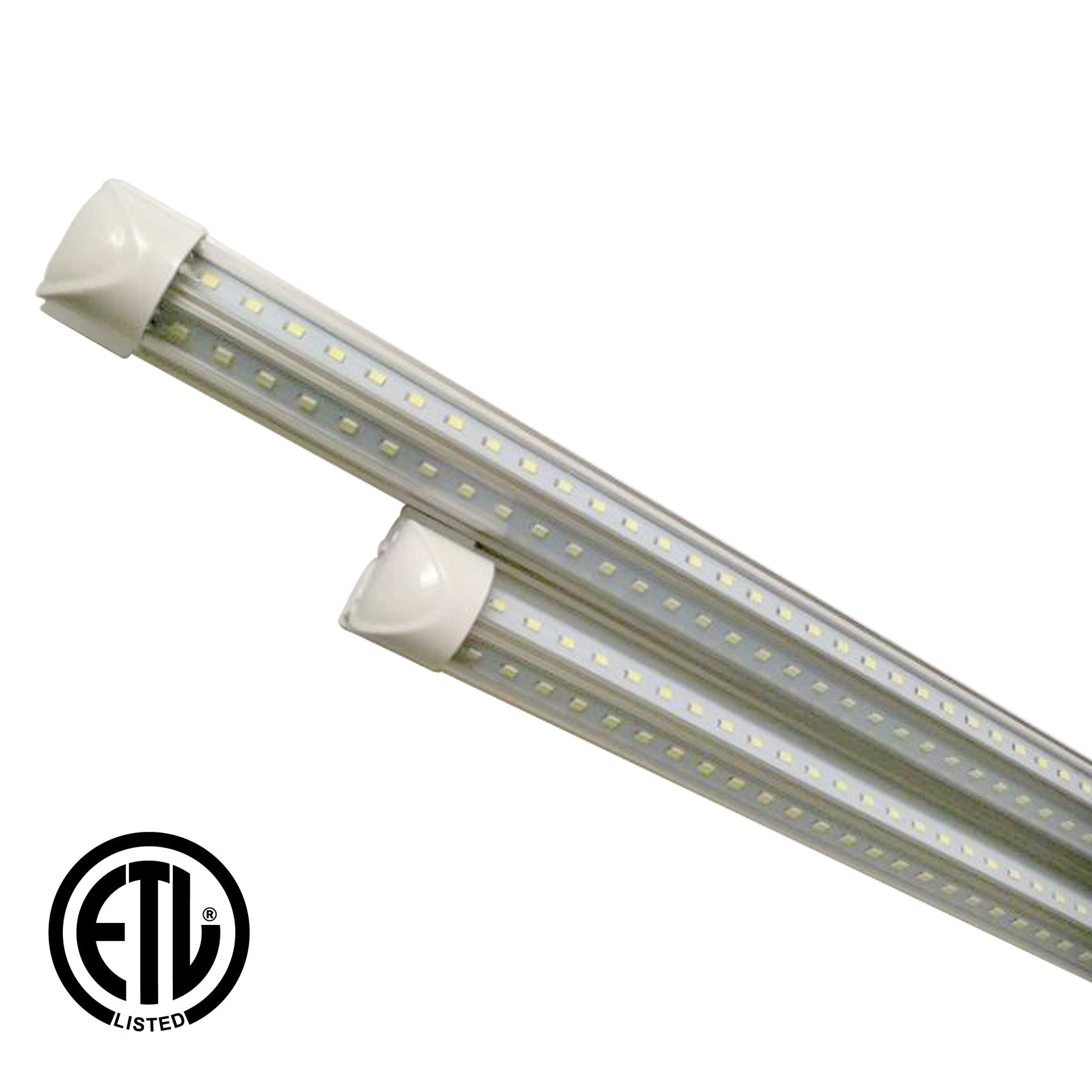 Shop 60W 8ft V-Shaped T8 Integrated LED Tube - Clear
