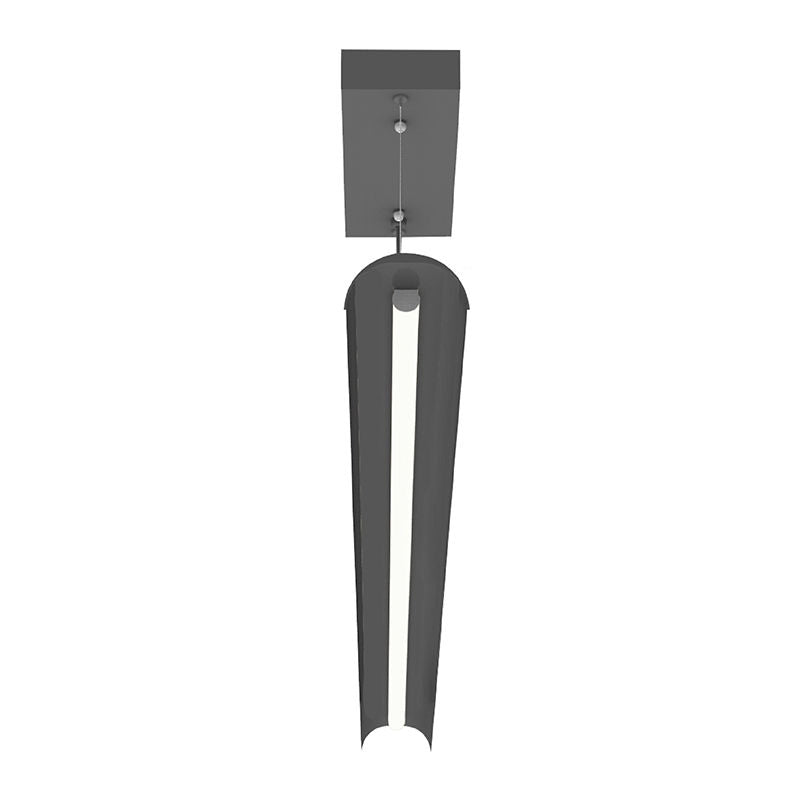 4' LED Direct or Indirect Linear Fixture, 2,500Lumens, 20W/25W/30W Selectable, 120-277V, CCT Selectable 3000K/3500K/4000K, White or Black Finish
