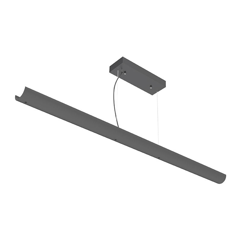 4' LED Direct or Indirect Linear Fixture, 2,500Lumens, 20W/25W/30W Selectable, 120-277V, CCT Selectable 3000K/3500K/4000K, White or Black Finish