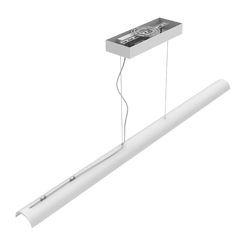 8' LED Direct or Indirect Linear Fixture, 4,500Lumens, 40W/50W/60W Selectable, 120-277V, CCT Selectable 3000K/3500K/4000K, White or Black Finish