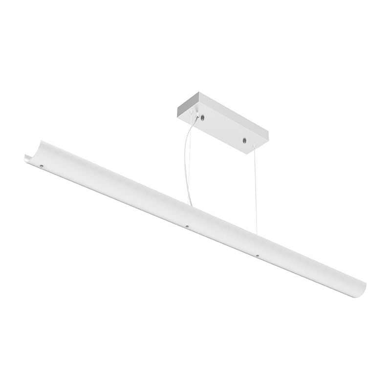 8' LED Direct or Indirect Linear Fixture, 4,500Lumens, 40W/50W/60W Selectable, 120-277V, CCT Selectable 3000K/3500K/4000K, White or Black Finish