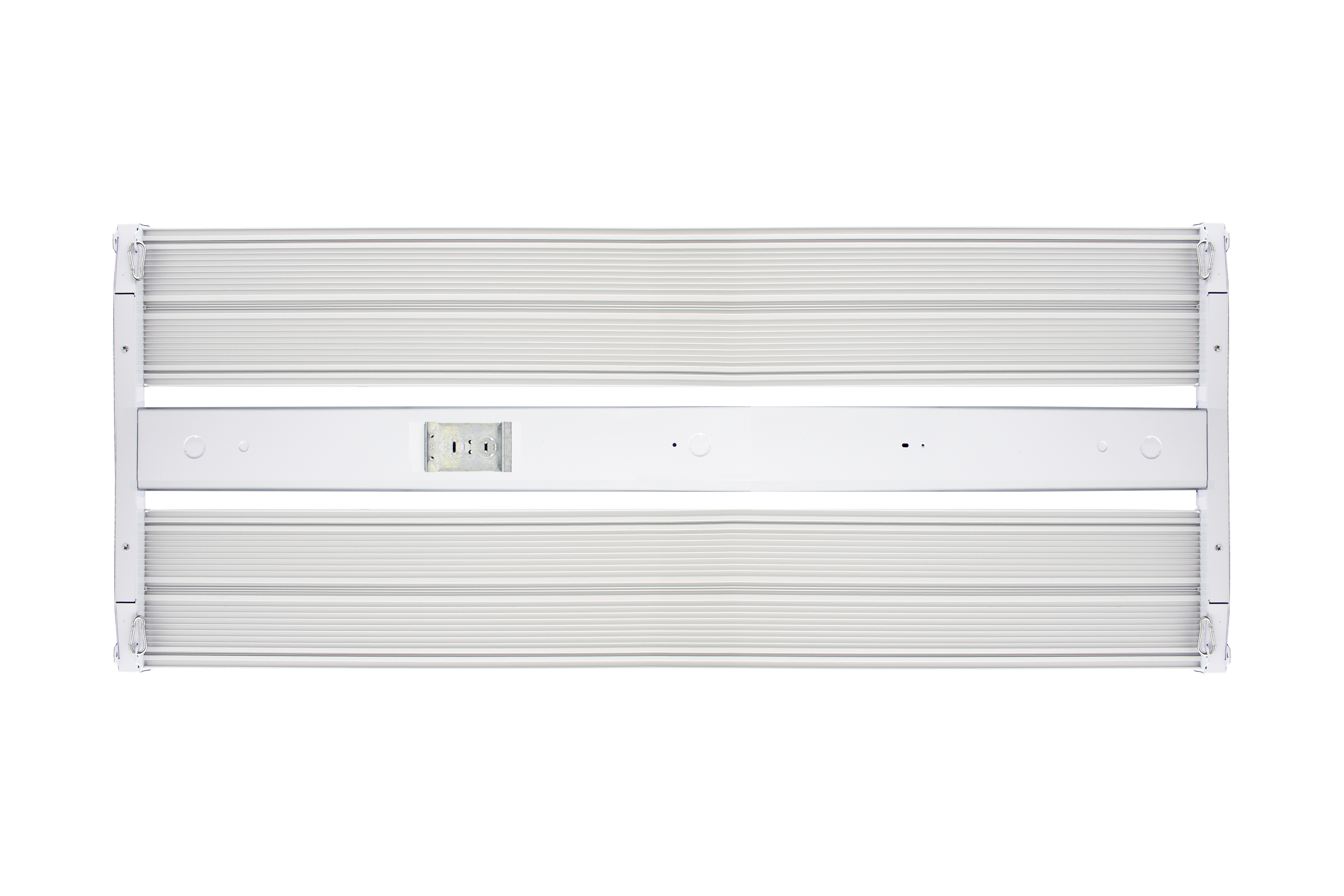 4ft Linear High Bay, 52,000 Lumens, 200W/300W/400W Selectable, 120-277V, 5000K CCT, White Finish