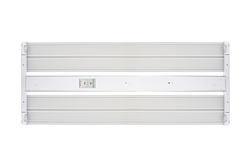 4ft Linear High Bay, 62,500 Lumens, 500W, 120-277V, 5000K CCT, White Finish