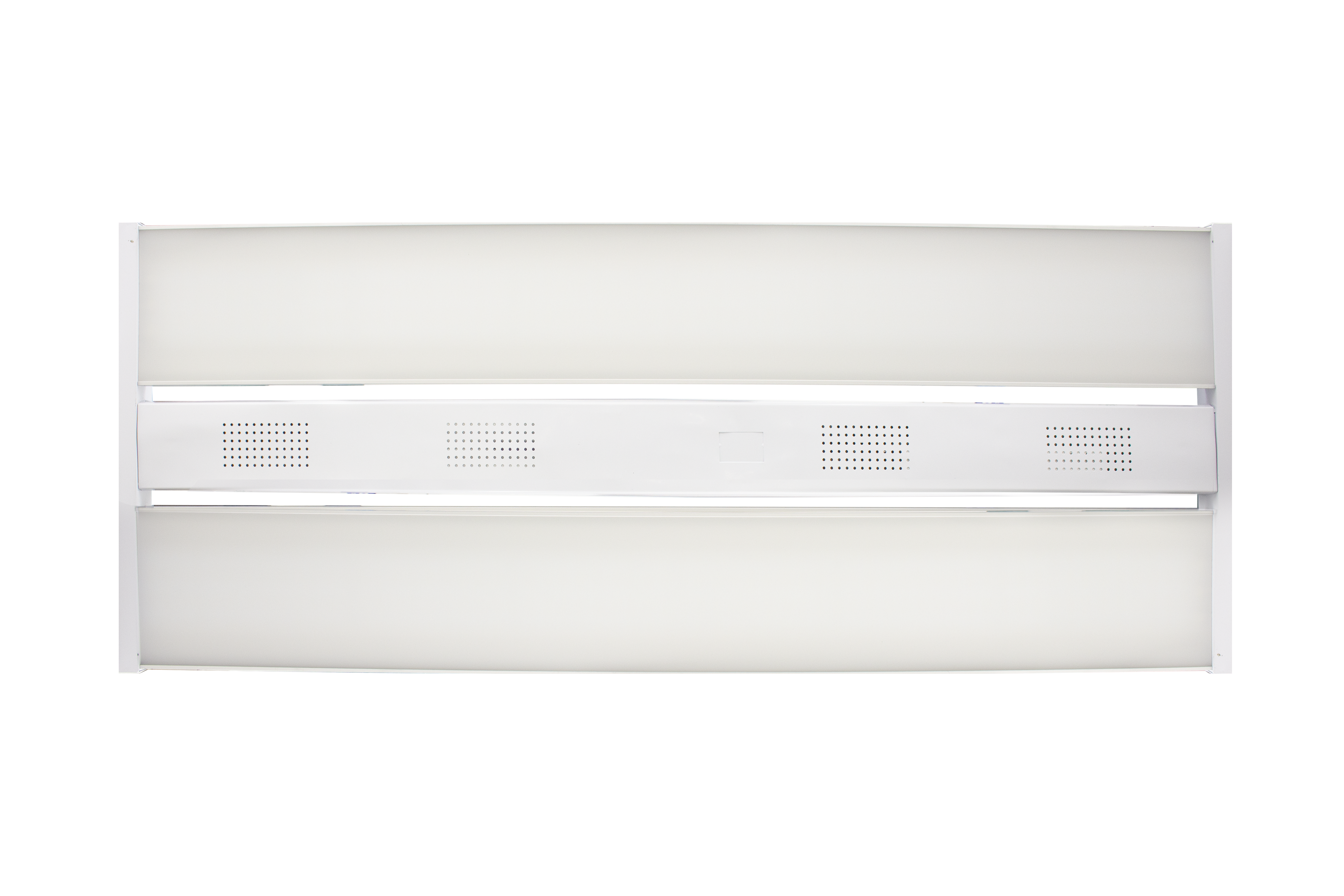 4ft Linear High Bay, 52,000 Lumens, 200W/300W/400W Selectable, 120-277V, 5000K CCT, White Finish