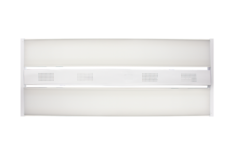 4ft Linear High Bay, 52,000 Lumens, 200W/300W/400W Selectable, 120-277V, 5000K CCT, White Finish