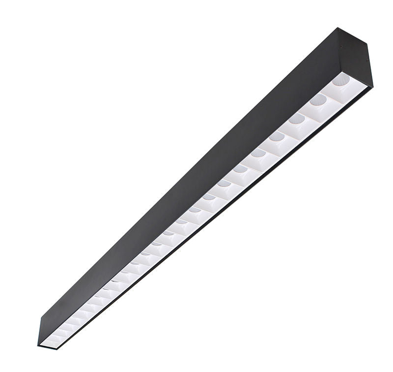 4 FT SCO Series LED Linear Fixture, 3760 Lumens, 40W, 120-277V, CCT Selectable 3500K/4000K/5000K, Multiple Finishes Available