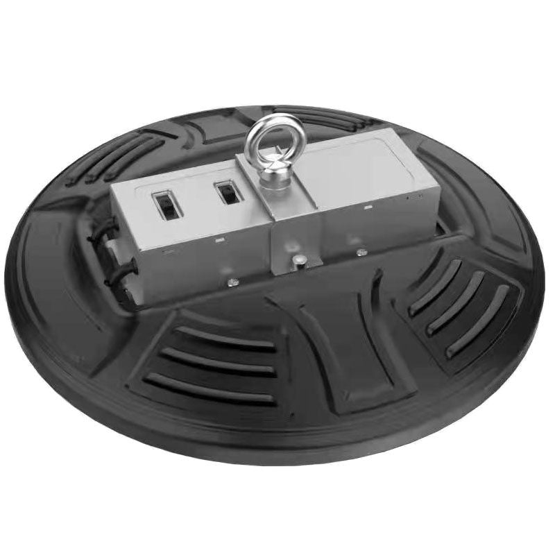 LED High Bay Light, 30,800 Lumens, 165W/190W/220W Selectable, CCT Adjustable 3000K-5000K, 120-277V, Black/White Finish