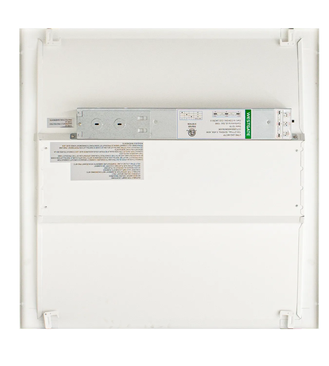 2 x 2 FOOT LED SELECTABLE COLOR TEMP. & WATTAGE TROFFERS, AC 120-277V