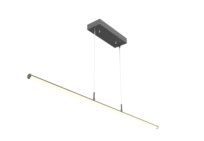 8' LED Direct Linear Fixture, 6,300 Lumens, 40W/50W/60W Selectable, 120-277V, CCT Selectable 3000K/3500K/4000K, White or Black Finish